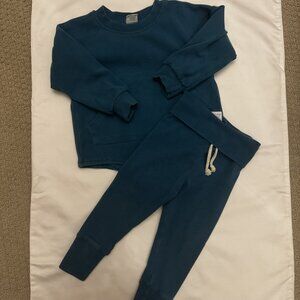Little One Shop Teal Blue Hoodie Sweat Set 18-24M